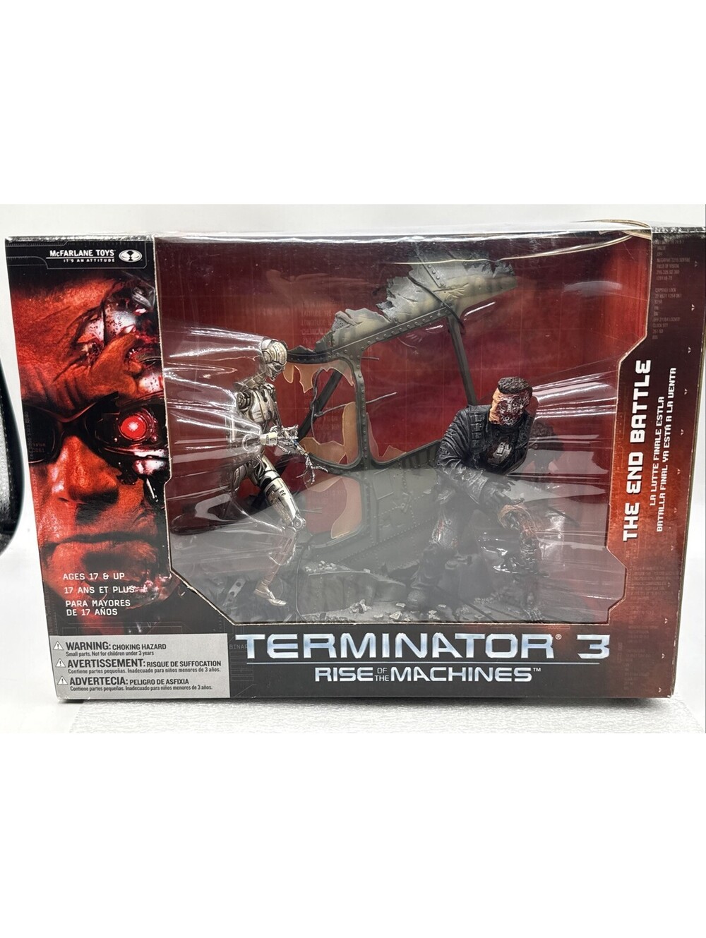 McFarlane Toys Terminator 3 Rise Of The Machines End Battle Factory Sealed 2003